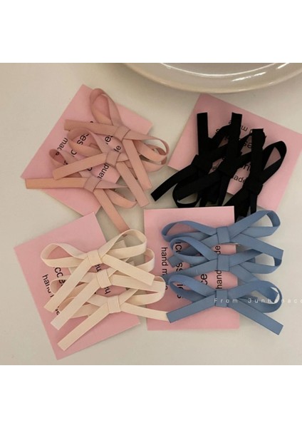 Adet Moda Düz Renk Ilmek Saç Tokası Güzel Prenses Firkete Kadın Kızlar Için Makyaj Yıkama Yüz Patlama At Kuyruğu Topuz Saç Tokası (Yurt Dışından)