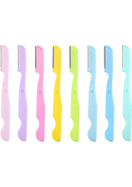 Adet Jilet Kadın Kaş Çıkarıcı Katlanabilir Yüz Jilet Kaş Jilet Saç Düzeltici Sakal Düzeltici Kaş Dermaplaning Jilet (Yurt Dışından)