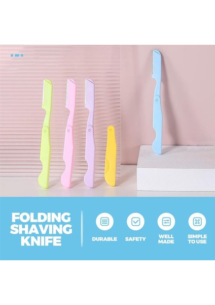 Adet Jilet Kadın Kaş Çıkarıcı Katlanabilir Yüz Jilet Kaş Jilet Saç Düzeltici Sakal Düzeltici Kaş Dermaplaning Jilet (Yurt Dışından) fırsatları