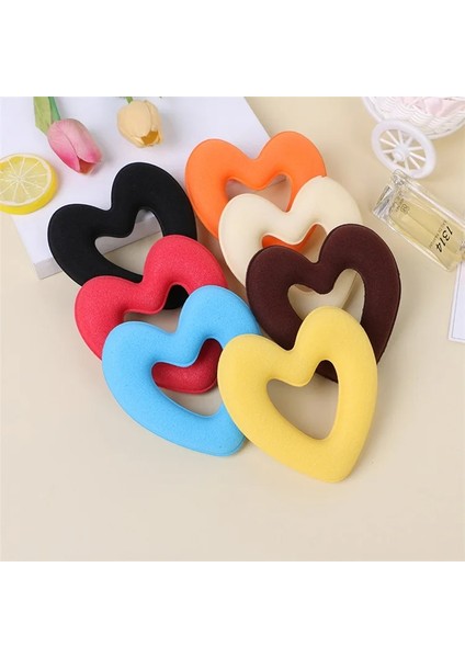 Adet Sevimli Kalp Şekli Tiaras Saç Şekillendirici Aracı Kadın Kızlar Sünger Bract Kafa Köfte Saç Topuz Makinesi Halka Çörek Saç Aksesuarları (Yurt Dışından) fiyatları