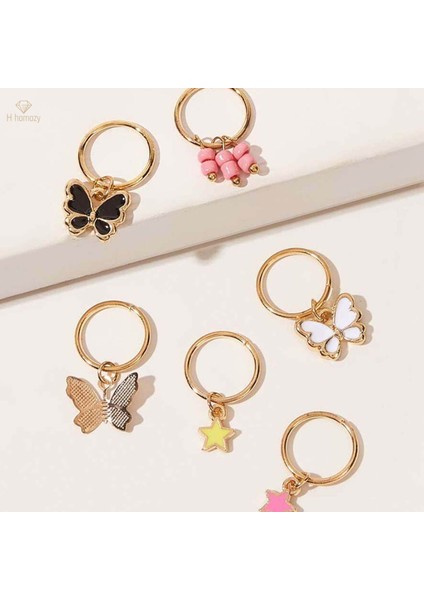 Örgü Klipler, Dıy Headdress Dreadlock Yeniden Kullanılabilir Tokalar Bayanlar Dekorasyon Için Şık Örgü Metal Saç Halkası, Stylec (Yurt Dışından) fiyatları