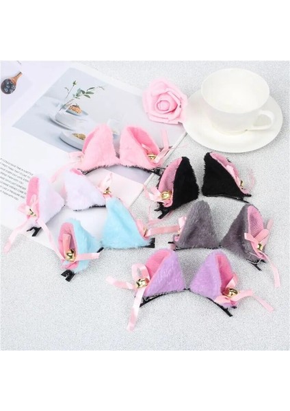 Cosplay Bells Kedi Kulak Saç Klipleri Kürk Şapkalar Anime Tokalar Headdress Lolita Saç Tokası Kafa Bandı Parti Kostüm Saç Aksesuarları (Yurt Dışından) fiyatları
