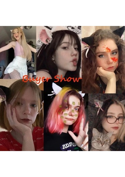 Cosplay Bells Kedi Kulak Saç Klipleri Kürk Şapkalar Anime Tokalar Headdress Lolita Saç Tokası Kafa Bandı Parti Kostüm Saç Aksesuarları (Yurt Dışından) modelleri
