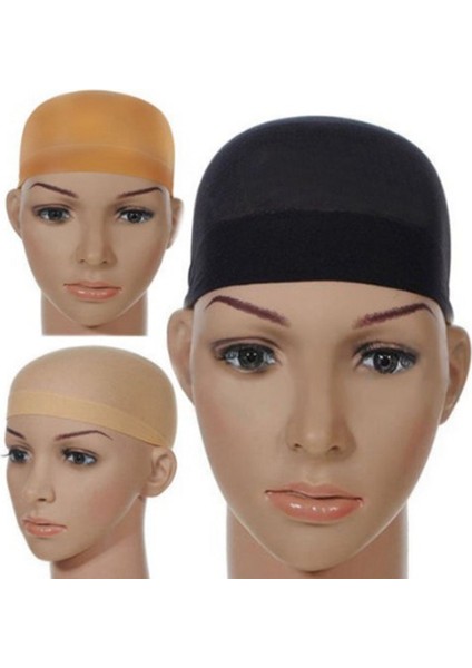 Deluxe Peruk Kap Saç Net Örgü 4 Adet/paket Saç Peruk Ağları Peruk Yapımı Için Streç Örgü Peruk Kap Boyutu (Siyah ve Cilt Tonu) (Yurt Dışından) fırsatları