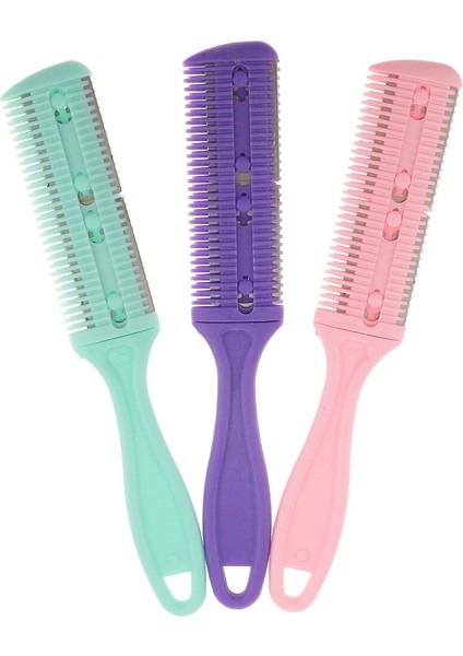 Saç Kesici Inceltme Şekillendirici Tarak Iki Taraflı Jilet Bıçakları Giyotin Berber Sökücü Renkler Rastgele (Yurt Dışından) fiyatları