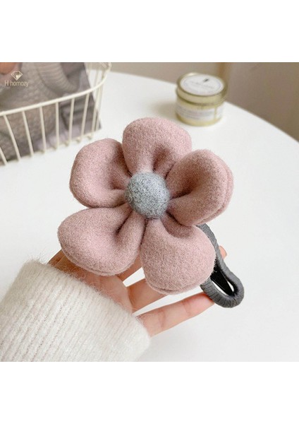 Büyük Çiçek Saç Klip Ördek Gagası Klip Saç Aksesuarları Parti Bayanlar Için Barrette Hairgrips, Pembe (Yurt Dışından) modelleri