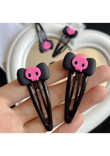 Kafatası Firkete Yaylar Tokalarım Firkete Kafatası Bobby Pin Yaylar Saç Tokası Yaylar Firkete Jk Saç Tokası Jk Saç Aksesuarları (Yurt Dışından)