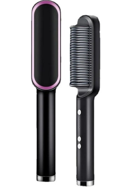Düzleştirici Çok Fonksiyonlu Saç Düzleştirici Fırça Seramik Saç Bigudi Demir Sıcak Saç Tarak Yumuşatma Saç Fırçası Araçları (Yurt Dışından) fiyatları