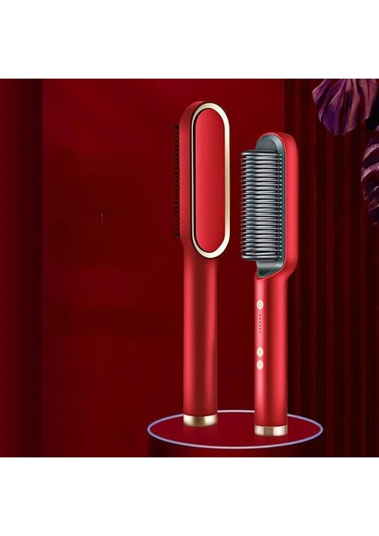 Düzleştirici Çok Fonksiyonlu Saç Düzleştirici Fırça Seramik Saç Bigudi Demir Sıcak Saç Tarak Yumuşatma Saç Fırçası Araçları (Yurt Dışından) modelleri