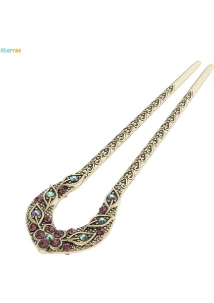 2x U Şekilli Saç Sopası Mor (Yurt Dışından) modelleri