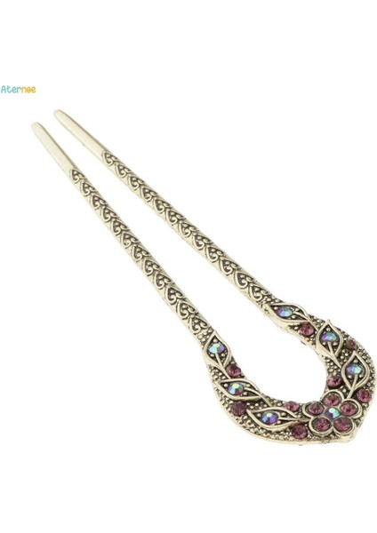 2x U Şekilli Saç Sopası Mor (Yurt Dışından) fırsatları