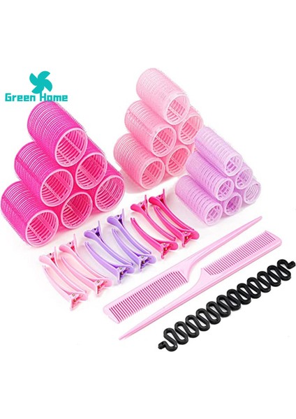 Green Home Kuaförlük Bigudi Sürükleme Kendini Tutan Saç Rulosunu Önler (Yurt Dışından) modelleri