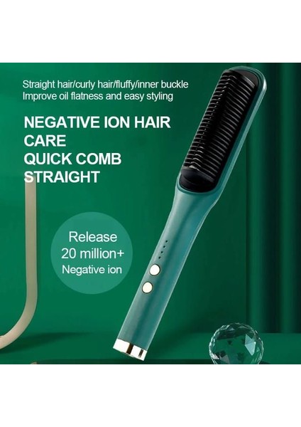 Kızlar Için Saç Düzleştirme Tarağı 2'si 1 Arada_* (Yurt Dışından) fiyatları