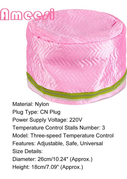 Ameesi Elektrikli Buhar Kapağı Sabit Sıcaklık Saç Buhar Makinesi Kapağı Malzemeleri (Yurt Dışından) modelleri