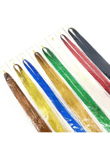 Parlak Sparkle Saç Tinsel Seti Gökkuşağı Kadınlar Renkli Glitter Bling Saç Uzatma Pırıltı Saç Örgü Için Dazzles Aksesuarları (Yurt Dışından) fiyatları