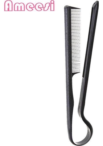 Ameesi Saç Tarağı Rahat Kavrama Salon Saç Düzleştirici Streç Tarak Aksesuarları (Yurt Dışından)