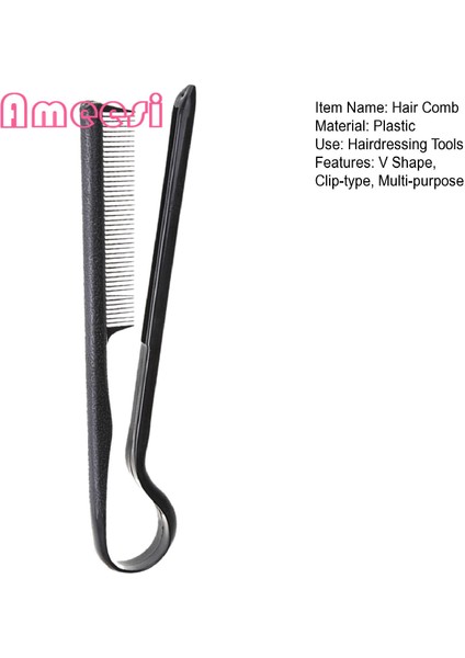 Ameesi Saç Tarağı Rahat Kavrama Salon Saç Düzleştirici Streç Tarak Aksesuarları (Yurt Dışından) modelleri