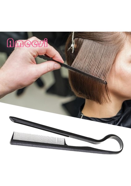 Ameesi Saç Tarağı Rahat Kavrama Salon Saç Düzleştirici Streç Tarak Aksesuarları (Yurt Dışından) fırsatları