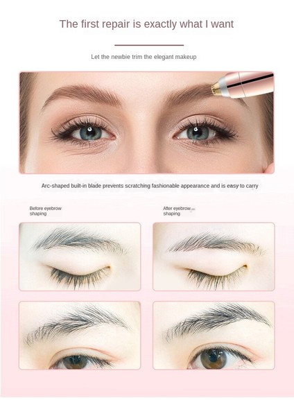 2020 Sıcak Kaş Saç Burun Şekillendirme Düzeltici Elektrikli Kaş Jilet Tıraş Makinesi Saç Kaldırma Hızlı Kullanımı Kolay (Yurt Dışından) fiyatları