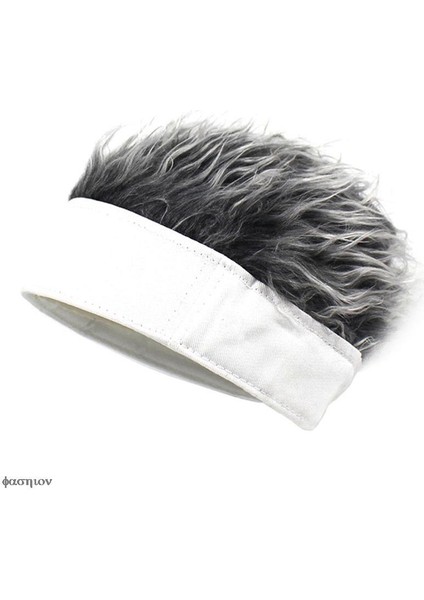 Erkek Kadın Güneşlikler Saçlı Kapaklar Retro Sokak Tarzı Peruk Şapka Ayarlanabilir Spor Rahat Kap Kısa Kıllar Kapak Yenilik Vizör Şapkalar (Yurt Dışından) indirimleri