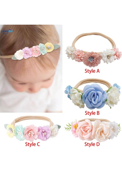 Festival Gösterisi Stil B Için Kız Bebek Kafa Bandı Şapkalar Yumuşak Kafa Bandı (Yurt Dışından) modelleri