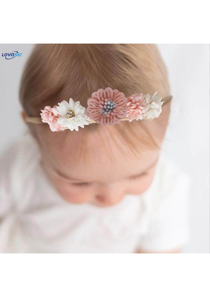 Festival Gösterisi Stil B Için Kız Bebek Kafa Bandı Şapkalar Yumuşak Kafa Bandı (Yurt Dışından) indirimleri