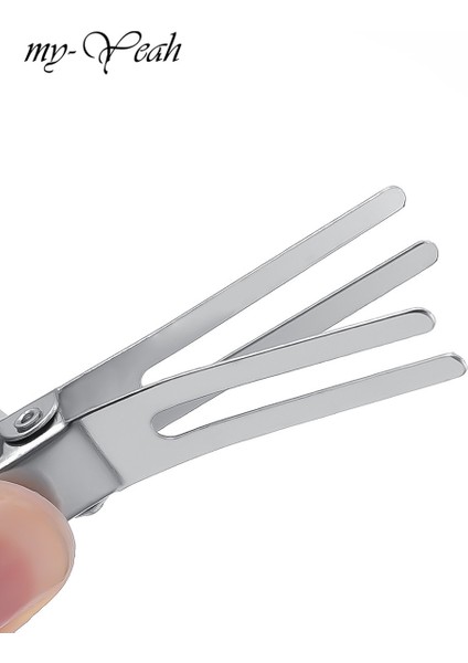 Myyeah 1 Adet Çelik Saç Klipleri Kuaförlük Ayarı Kıvırmak Tokalar Çift Uçlu Tokalarım Salon Veya Ev Saç Aksesuarları (Yurt Dışından) fırsatları