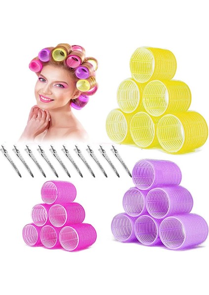 6 Adet Isısız Saç Rulosu Hacmi Kendinden Kavrama Tutma Saç Bigudi Hiçbir Isı Gecede Dıy Salon Kıvırcık Kuaförlük Saç Araçları (Yurt Dışından)