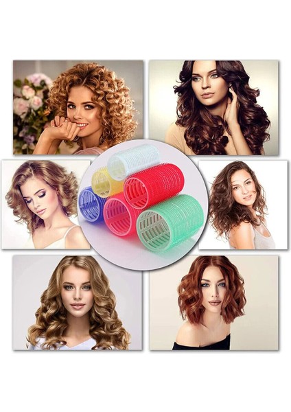 6 Adet Isısız Saç Rulosu Hacmi Kendinden Kavrama Tutma Saç Bigudi Hiçbir Isı Gecede Dıy Salon Kıvırcık Kuaförlük Saç Araçları (Yurt Dışından) indirimleri