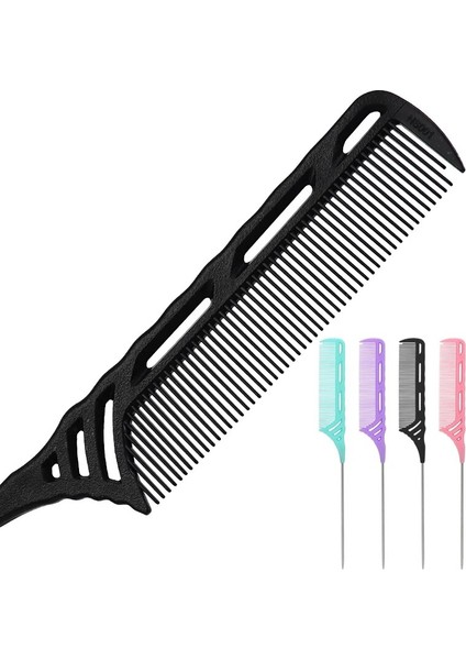 Çeşitli Metal Pin Sıçan Kuyruğu Tarak Kuaför Isıya Dayanıklı ve Anti-Statik Ayrılık Tarak Saç Şekillendirici Güzellik Araçları (Yurt Dışından) fırsatları