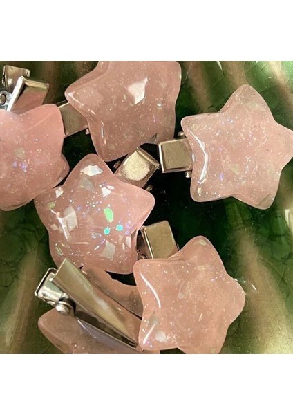 Düğün Saç Tokası Yıldız Firkete Yavaş Yavaş Pembe Saç Tokası Reçine Saç Tokalarım Sevimli Dekoratif Saç Tokaları Saç (Yurt Dışından) fiyatları