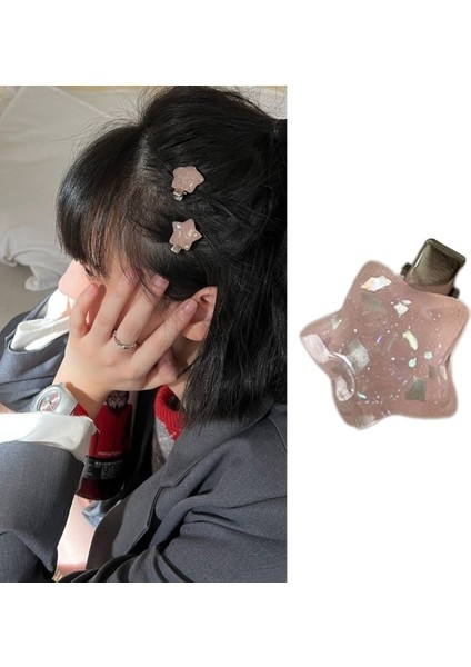 Düğün Saç Tokası Yıldız Firkete Yavaş Yavaş Pembe Saç Tokası Reçine Saç Tokalarım Sevimli Dekoratif Saç Tokaları Saç (Yurt Dışından) fırsatları