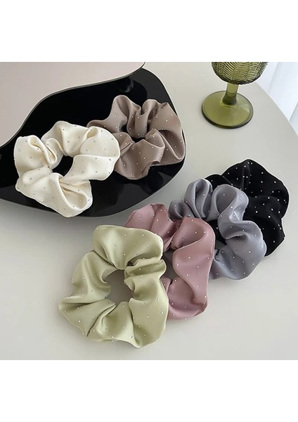 Kadın Kızlar Scrunchies Moda Nokta Saç Kravatlar Şapkalar Kafa Halat Halka Elastik Hairband At Kuyruğu Tutucu Saç Aksesuarları (Yurt Dışından)
