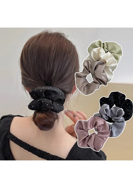 Kadın Kızlar Scrunchies Moda Nokta Saç Kravatlar Şapkalar Kafa Halat Halka Elastik Hairband At Kuyruğu Tutucu Saç Aksesuarları (Yurt Dışından) fiyatları