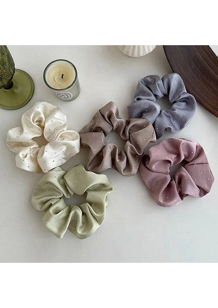 Kadın Kızlar Scrunchies Moda Nokta Saç Kravatlar Şapkalar Kafa Halat Halka Elastik Hairband At Kuyruğu Tutucu Saç Aksesuarları (Yurt Dışından) modelleri