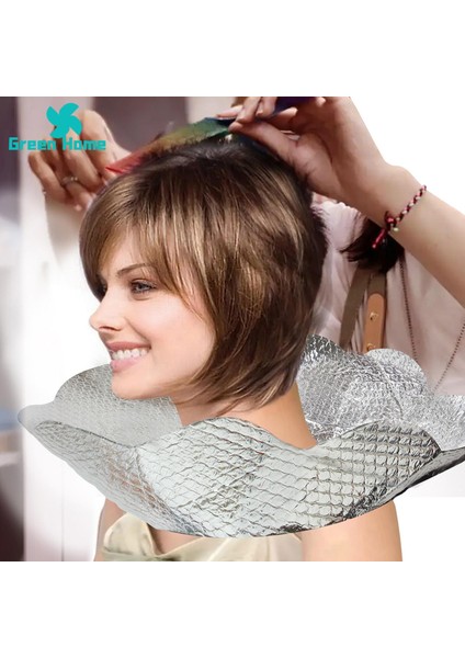 Yeşil Ev Saç Kesme Pelerin Su Geçirmez Çocuk Yetişkinler Berber Saç Kesimi Pelerin (Yurt Dışından) indirimleri