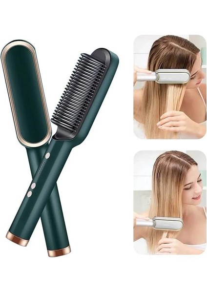 Ahair Düzleştirici Sıcak Tarak Bukle Maşası Çok Hızlı Elektrikli Doğrultma Fırçası Sıcak Satış 2023 (Yurt Dışından) modelleri