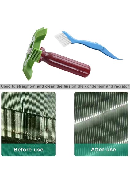 Katlanır Temizleme Fırçası Tamir Aracı Çırpma Fırçası Klima Kondenser Tarak Düzleştirici Mutfak Evaporatör Için (Yurt Dışından)