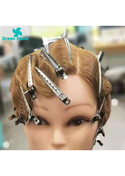 Yeşil Ev Saç Bakım Klipleri Çok Fonksiyonlu Galvanik Iyi Esneklik Saç Kesimi Şekillendirici Klipler (Yurt Dışından) indirimleri