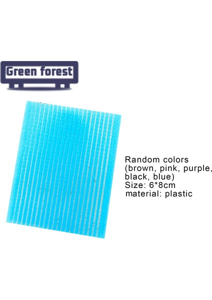 Yeşil Orman Saç Etiket Klipsi Sabit S Tutucu Firkete Etiket Klipsi (Yurt Dışından) modelleri