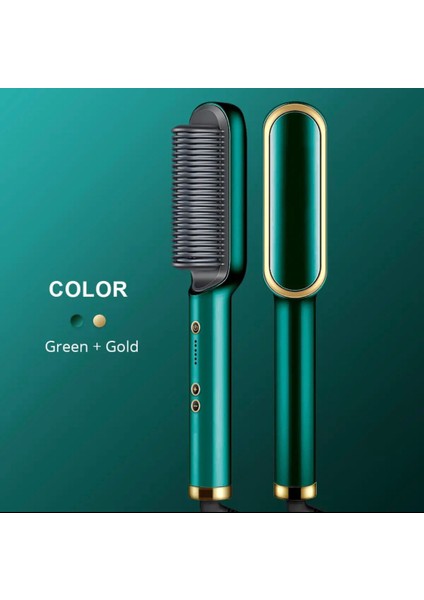 Haşlanma Teknoloji, Hızlı Isınma, 5 Isı Seviyesi, Otomatik Kapanma Özelliğine Sahip Çok Renkli Saç Düzleştirme FırçasıEv, Seyahat ve Salonda Saç Düzleştirme Mükemmel (Yurt Dışından) modelleri