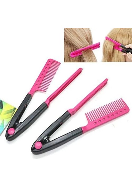 Tipi Yıkanabilir Katlanır Saç Düzleştirici Tarak Dıy Salon Kuaförlük Fırça Şekillendirici Aracı Aksesuarları Saç Bakımı Taraklar (Yurt Dışından)