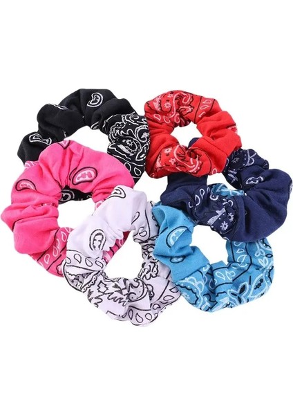 Yumuşak Saç Scrunchies Pamuk Elastik Saç Bandı Kadın Kızlar Kadınlar Için At Kuyruğu Tutucu Saç Aksesuarları (Yurt Dışından)