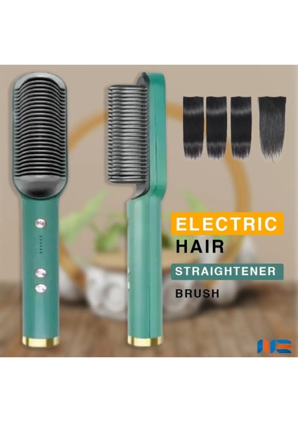 Kadınlar Için Elektrikli Saç Düzleştirme Fırçası - 39 Saniyede Hızlı Isıtma, 5 Ayar, Otomatik Kapanma (Yurt Dışından) fiyatları
