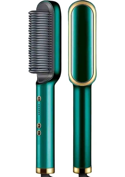 Kadınlar Için Elektrikli Saç Düzleştirme Fırçası - 39 Saniyede Hızlı Isıtma, 5 Ayar, Otomatik Kapanma (Yurt Dışından) modelleri