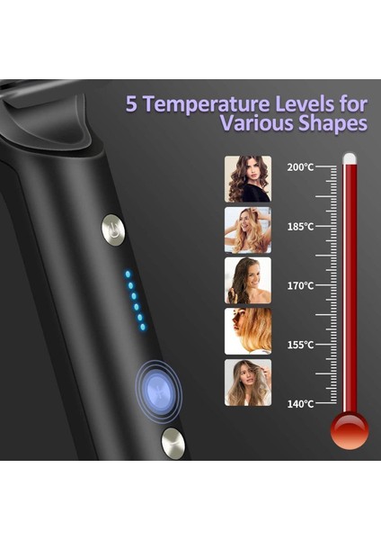 Saç Düzleştirici Fırçası, Taraklı Saç Düzleştirme Demiri, Hızlı Isıtma ve 5 Sıcaklık Ayarı ve Haşlanma , Evde Profesyonel Salon Mükemmel Saç Şekillendirici (Çok Renkli) (Yurt Dışından) fiyatları