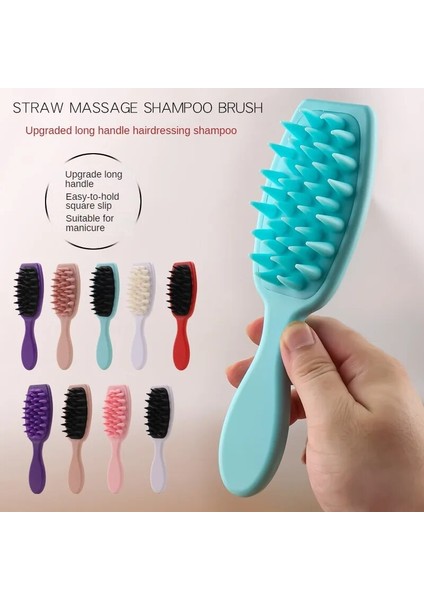 Geniş Diş Masaj Tarak Saç Derisi Masajı Düz Tarak Saç Fırçası Islak ve Kuru Şampuan Tarak Şekillendirici Araçları Kuaförlük Escova Cabelo (Yurt Dışından) fiyatları
