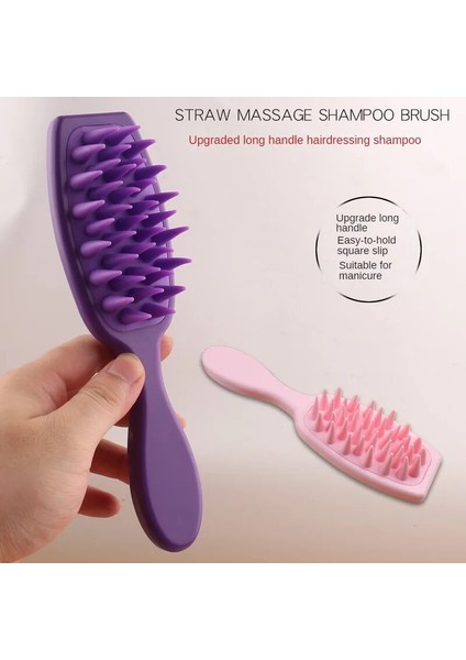 Geniş Diş Masaj Tarak Saç Derisi Masajı Düz Tarak Saç Fırçası Islak ve Kuru Şampuan Tarak Şekillendirici Araçları Kuaförlük Escova Cabelo (Yurt Dışından) modelleri