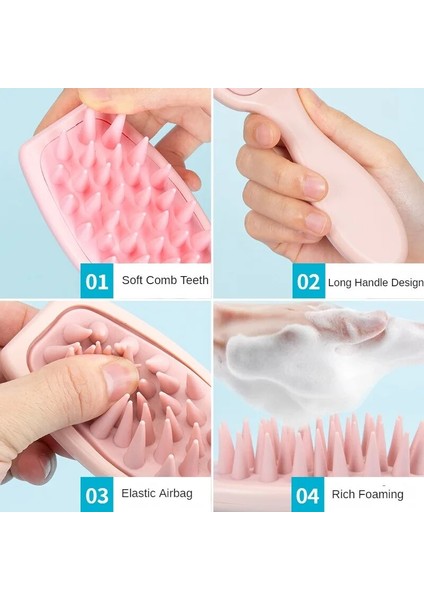 Geniş Diş Masaj Tarak Saç Derisi Masajı Düz Tarak Saç Fırçası Islak ve Kuru Şampuan Tarak Şekillendirici Araçları Kuaförlük Escova Cabelo (Yurt Dışından) indirimleri