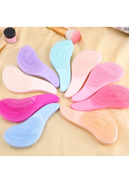 Mini Anti-Statik Kuru Islak Tarak Masaj Saç Fırçası Kıvırmak Düz Masaj Tarak Profesyonel Salon Saç Fırçası Kadınlar Kızlar Için Hediyeler (Yurt Dışından) fiyatları